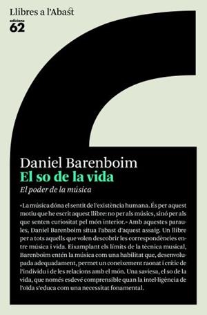 SO DE LA VIDA, EL | 9788429761375 | BARENBOIM, DANIEL | Galatea Llibres | Llibreria online de Reus, Tarragona | Comprar llibres en català i castellà online
