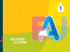 DE LLETRA A LLETRA 1 | 9788447910267 | Galatea Llibres | Llibreria online de Reus, Tarragona | Comprar llibres en català i castellà online