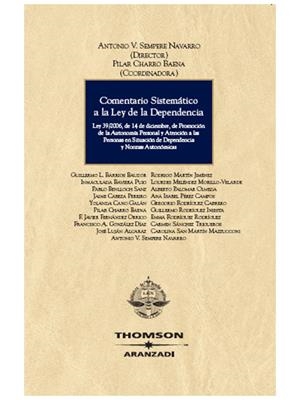 COMENTARIO SISTEMATICO A LA LEY DE LA DEPENDENCIA | 9788483556870 | VV.AA | Galatea Llibres | Librería online de Reus, Tarragona | Comprar libros en catalán y castellano online