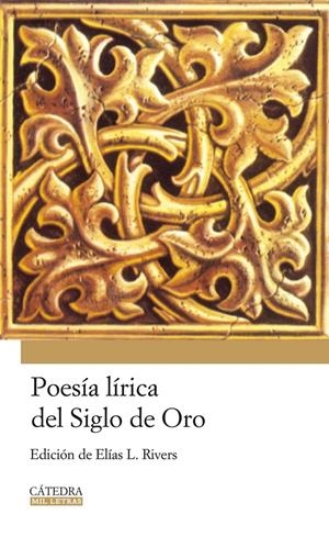 POESIA LIRICA DEL SIGLO DE ORO | 9788437624853 | VV.AA | Galatea Llibres | Librería online de Reus, Tarragona | Comprar libros en catalán y castellano online