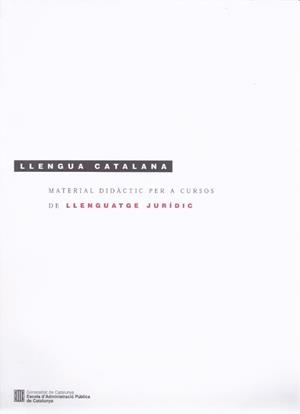 LLENGUA CATALANA LLEN. JURIDIC | 9788439366829 | Galatea Llibres | Librería online de Reus, Tarragona | Comprar libros en catalán y castellano online