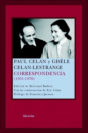 CORRESPONDENCIA (1951-1970) | 9788478448722 | CELAN, PAUL/CELAN-LESTRANGE, GISÈLE | Galatea Llibres | Llibreria online de Reus, Tarragona | Comprar llibres en català i castellà online
