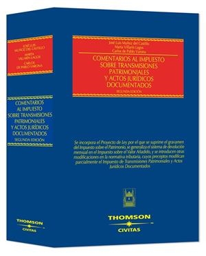 COMENTARIO AL IMPUESTO SOBRE TRANSMISIONES PATRIMONIALES | 9788447030903 | MUÑOZ DEL CASTILLO, J.L. | Galatea Llibres | Librería online de Reus, Tarragona | Comprar libros en catalán y castellano online