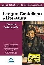 LENGUA CASTELLANA Y LITERATURA TEMARIO VOL.4 PROF. SECUNDARIA | 9788466583510 | AA.VV. | Galatea Llibres | Librería online de Reus, Tarragona | Comprar libros en catalán y castellano online