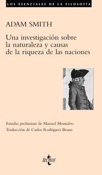 INVESTIGACIÓN SOBRE LA NATURALEZA Y CAUSAS DE LA RIQUEZA DE LAS NACIONES | 9788430948949 | SMITH, ADAM | Galatea Llibres | Llibreria online de Reus, Tarragona | Comprar llibres en català i castellà online