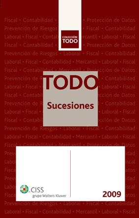 TODO SUCESIONES 2009 | 9788482358093 | VV.AA. | Galatea Llibres | Librería online de Reus, Tarragona | Comprar libros en catalán y castellano online
