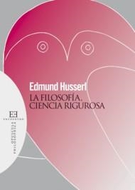 FILOSOFIA, CIENCIA RIGUROSA | 9788474909722 | HUSSERL, EDMUND | Galatea Llibres | Librería online de Reus, Tarragona | Comprar libros en catalán y castellano online