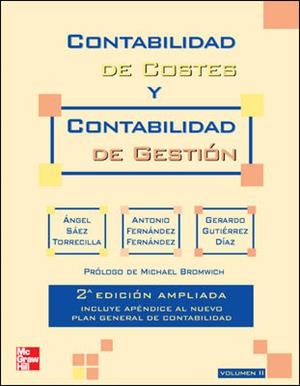 CONTABILIDAD DE COSTES Y DE GESTION VOL2 | 9788448170929 | SAEZ TORRECILLA | Galatea Llibres | Llibreria online de Reus, Tarragona | Comprar llibres en català i castellà online