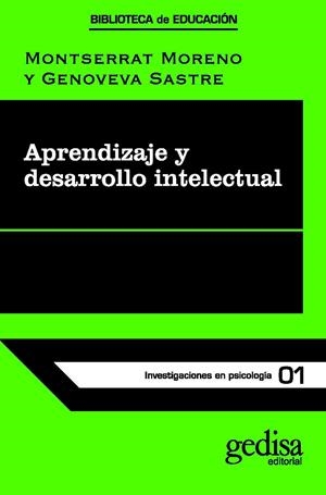APRENDIZAJE Y DESARROLLO INTELECTUAL | 9788474320923 | MORENO, M. | Galatea Llibres | Librería online de Reus, Tarragona | Comprar libros en catalán y castellano online