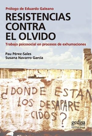 RESISTENCIAS CONTRA EL OLVIDO | 9788497842570 | PEREZ SALES, PAU | Galatea Llibres | Llibreria online de Reus, Tarragona | Comprar llibres en català i castellà online