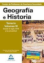 GEOGRAFIA E HISTORIA VOL3 PROFE SECUNDARIA OPOS | 9788466579384 | GARCIA LUCAS, ISABEL/VEAS ARTESEROS, FRANCISCO DE ASIS/CEBRIAN ABELLAN, AURELIO | Galatea Llibres | Librería online de Reus, Tarragona | Comprar libros en catalán y castellano online