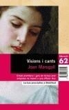 VISIONS I CANTS | 9788429756791 | MARAGALL, JOAN | Galatea Llibres | Llibreria online de Reus, Tarragona | Comprar llibres en català i castellà online