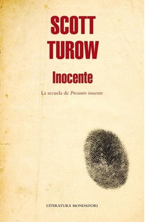 INOCENTE | 9788439723196 | TUROW, SCOTT | Galatea Llibres | Librería online de Reus, Tarragona | Comprar libros en catalán y castellano online