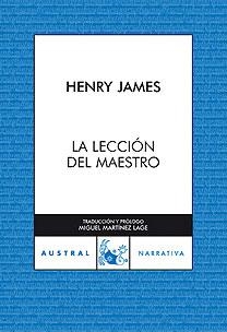 LECCION DEL MAESTRO, LA | 9788467028362 | JAMES, HENRY | Galatea Llibres | Llibreria online de Reus, Tarragona | Comprar llibres en català i castellà online