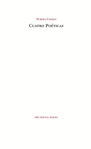 CUATRO POETICAS | 9788492913992 | CANELO,PUREZA | Galatea Llibres | Librería online de Reus, Tarragona | Comprar libros en catalán y castellano online