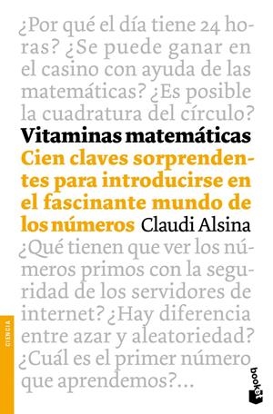 VITAMINAS MATEMATICAS | 9788408102694 | ALSINA, CLAUDI | Galatea Llibres | Llibreria online de Reus, Tarragona | Comprar llibres en català i castellà online
