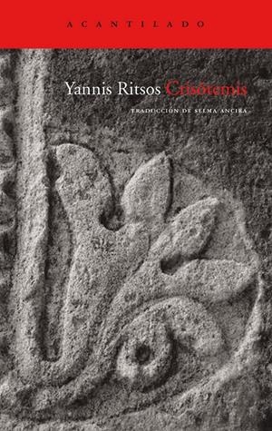 CRISÓTEMIS | 9788415277217 | RITSOS, YANNIS | Galatea Llibres | Llibreria online de Reus, Tarragona | Comprar llibres en català i castellà online