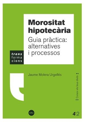 MOROSITAT HIPOTECÀRIA. GUIA PRÀCTICA: ALTERNATIVES I PROCESSOS | 9788447535217 | MOLERA URGELLÉS, JAUME | Galatea Llibres | Llibreria online de Reus, Tarragona | Comprar llibres en català i castellà online