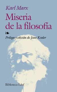 MISERIA DE LA FILOSOFIA | 9788441414518 | MARX, KARL | Galatea Llibres | Librería online de Reus, Tarragona | Comprar libros en catalán y castellano online