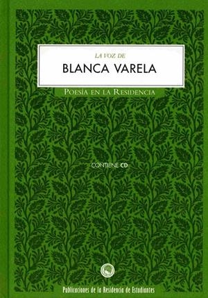 VOZ DE BLANCA VARELA, LA + CD | 9788495078476 | VARELA, BLANCA (1926- ) | Galatea Llibres | Llibreria online de Reus, Tarragona | Comprar llibres en català i castellà online