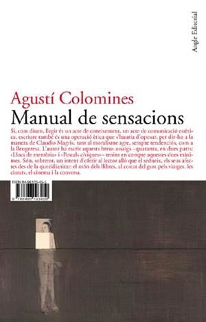 MANUAL DE SENSACIONS | 9788496103450 | COLOMINES, AGUSTÍ | Galatea Llibres | Llibreria online de Reus, Tarragona | Comprar llibres en català i castellà online