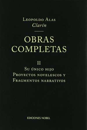 OBRAS COMPLETAS VOL.II | 9788484590514 | CLARIN | Galatea Llibres | Librería online de Reus, Tarragona | Comprar libros en catalán y castellano online