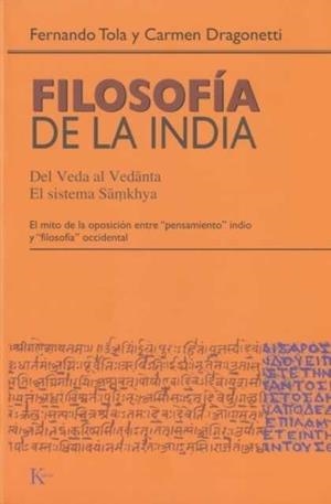 FILOSOFIA DE LA INDIA | 9788472456884 | Galatea Llibres | Librería online de Reus, Tarragona | Comprar libros en catalán y castellano online