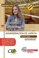 CUERPO DE GESTIÓN PROCESAL Y ADMINISTRATIVA DE JUSTICIA TURNO LIBRE TEMARIO VOL.2 | 9788498824278 | CEP | Galatea Llibres | Librería online de Reus, Tarragona | Comprar libros en catalán y castellano online