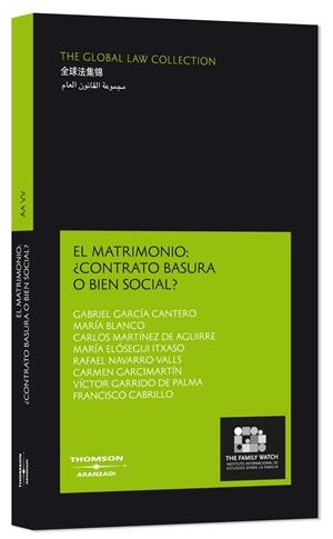 MATRIMONIO: CONTRATO BASURA O BIEN SOCIAL? | 9788483557419 | VV.AA. | Galatea Llibres | Librería online de Reus, Tarragona | Comprar libros en catalán y castellano online