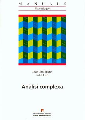 ANALISI COMPLEXA | 9788449025594 | BRUNA, JOAQUIM | Galatea Llibres | Llibreria online de Reus, Tarragona | Comprar llibres en català i castellà online