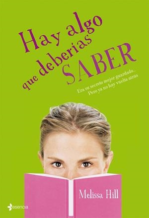 HAY ALGO QUE DEBERIAS SABER | 9788408082606 | HILL, MELISSA | Galatea Llibres | Llibreria online de Reus, Tarragona | Comprar llibres en català i castellà online