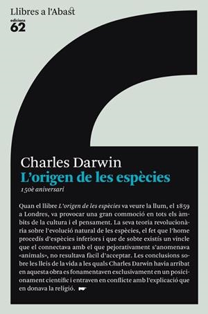 ORIGEN DE LES ESPECIES, L' | 9788429761849 | DARWIN,  CHARLES | Galatea Llibres | Llibreria online de Reus, Tarragona | Comprar llibres en català i castellà online