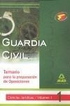 GUARDIA CIVIL TEMARIO VOL.1 | 9788467613582 | VV.AA. | Galatea Llibres | Librería online de Reus, Tarragona | Comprar libros en catalán y castellano online