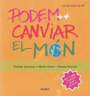 PODEM CANVIAR EL MON | 9788493554569 | AA.VV. | Galatea Llibres | Librería online de Reus, Tarragona | Comprar libros en catalán y castellano online