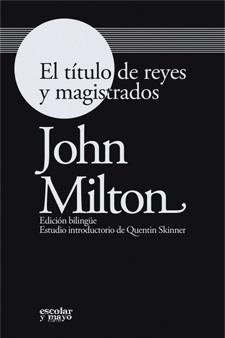 TITULO DE REYES Y MAGISTRADOS | 9788493611194 | MILTON, JOHN | Galatea Llibres | Llibreria online de Reus, Tarragona | Comprar llibres en català i castellà online
