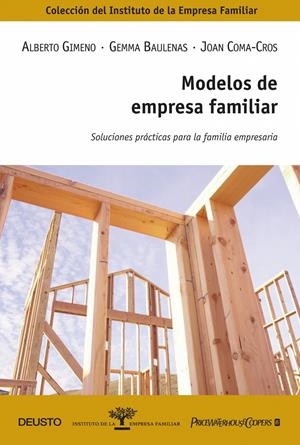MODELOS DE EMPRESA FAMILIAR | 9788423426904 | VV. AA. | Galatea Llibres | Librería online de Reus, Tarragona | Comprar libros en catalán y castellano online