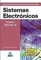 SISTEMAS ELECTRÓNICOS. TEMARIO 3 PROFESORES SECUNDARIA | 9788466581820 | GONZALEZ FERNANDEZ, JOSE LUIS | Galatea Llibres | Librería online de Reus, Tarragona | Comprar libros en catalán y castellano online