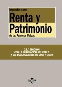 IMPUESTOS SOBRE RENTA Y  PATRIMONIO DE LAS PERSONAS FÍSICAS | 9788430950652 | Galatea Llibres | Llibreria online de Reus, Tarragona | Comprar llibres en català i castellà online