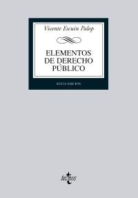 ELEMENTOS DE DERECHO PÚBLICO | 9788430951840 | ESCUIN PALOP, VICENTE | Galatea Llibres | Llibreria online de Reus, Tarragona | Comprar llibres en català i castellà online