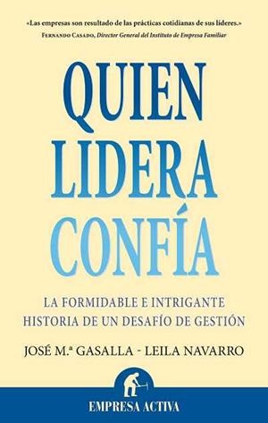 QUIEN LIDERA CONFIA | 9788492452620 | NAVARRO, LEILA | Galatea Llibres | Llibreria online de Reus, Tarragona | Comprar llibres en català i castellà online