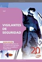 TEST VIGILANTES DE SEGURIDAD | 9788468110844 | Galatea Llibres | Librería online de Reus, Tarragona | Comprar libros en catalán y castellano online
