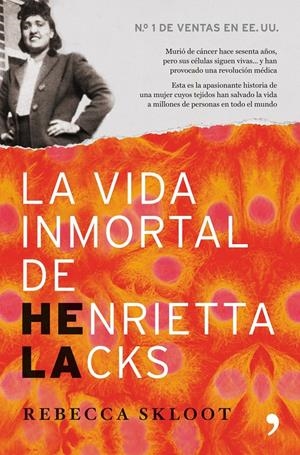VIDA INMORTAL DE HENRIETTA LACKS, LA  | 9788484609933 | SKLOOT, REBECCA | Galatea Llibres | Llibreria online de Reus, Tarragona | Comprar llibres en català i castellà online