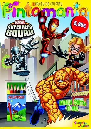 SUPER HERO SQUAD. PINTAMANIA LAPICES PEQUEÑOS | 9788408102496 | SUPER HERO SQUAD | Galatea Llibres | Librería online de Reus, Tarragona | Comprar libros en catalán y castellano online