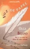 VOZ DE PAPEL | 9788496088245 | BEJANO DOMINGUEZ, OLGA | Galatea Llibres | Librería online de Reus, Tarragona | Comprar libros en catalán y castellano online