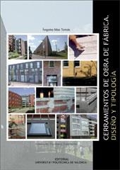 CERRAMIENTOS DE OBRA DE FABRICA DISEÑO Y TIPOLOGIA | 9788497057523 | MAS TOMAS, MARIA ANGELES | Galatea Llibres | Llibreria online de Reus, Tarragona | Comprar llibres en català i castellà online