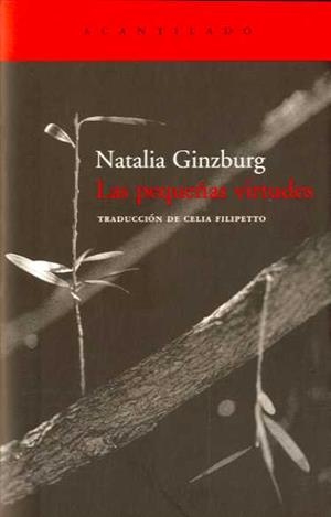 PEQUEÑAS VIRTUDES, LAS | 9788495359667 | GINZBURG, NATALIA | Galatea Llibres | Librería online de Reus, Tarragona | Comprar libros en catalán y castellano online