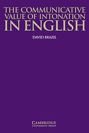 COMMUNICATIVE VALUE OF INTONATION IN ENGLISH, THE | 9780521584579 | BRAZIL, DAVID | Galatea Llibres | Llibreria online de Reus, Tarragona | Comprar llibres en català i castellà online