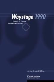 WAYSTAGE 1990. COUNCIL OF EUROPE | 9780521567077 | VAN EK, J.A., TRIM, J.L.M. | Galatea Llibres | Llibreria online de Reus, Tarragona | Comprar llibres en català i castellà online