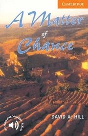 MATTER OF CHANCE | 9780521775526 | HILL, DAVID | Galatea Llibres | Librería online de Reus, Tarragona | Comprar libros en catalán y castellano online