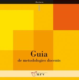 GUIA DE METODOLOGIES DOCENTS | 9788484240853 | UNITAT DE SUPORT METODOLÒGIC | Galatea Llibres | Librería online de Reus, Tarragona | Comprar libros en catalán y castellano online